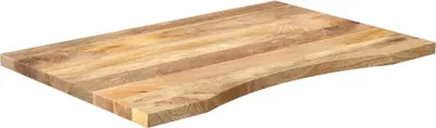 Immagine prodotto di vidaXL Piano scrivania con nicchia 90x60x2,5 cm in legno massiccio di mango