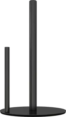 Produktbild von Küchenrollenhalter - Küchenrollenhalter stehend - Rollenhalter Metall - Haushaltsrollen Küchenrollen - 33 cm - Schwarz