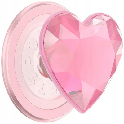 Obrázok produktu pre PopSockets Stitched Sweet Heart PopGrip for MagSafe, Madlo, Ružová, 1 kusov, 56,9 mm, 90 mm, 7,12 mm