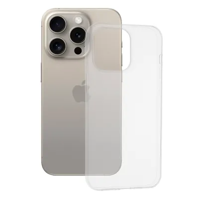 Obrázek produktu pro Techsuit Clear Silicone obal na - iPhone 15 pro Max - Transparent