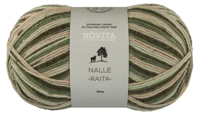 Produktbild von Novita Nalle Raita 100g - Sockengarn 8201 Kobold