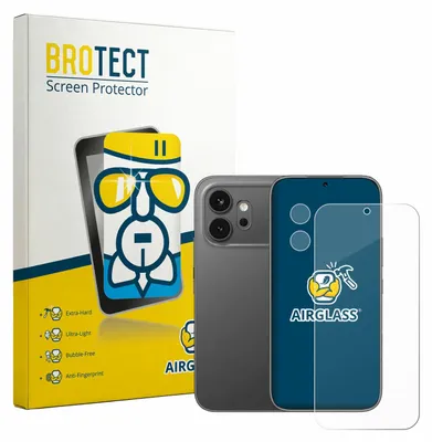 Produktbild von BROTECT Schutzglas für Honor 600 (Display+Kamera) Schutzfolie Panzer Folie Glas Display Schutz klar