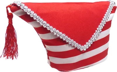 Produktbild von Haarclip Schiffchen rot weiß Haarschmuck Karneval Kostüm Fasching Haarspange