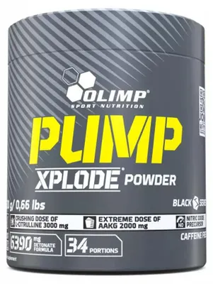 Image de PreWorkout - Olimp Sport Nutrition - Pump xplode powder (300g) - Saveur Cola