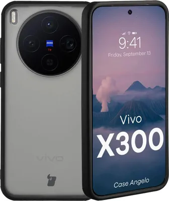 Produktbild von Handyhülle für Vivo X300, Bizon Case Angelo, Getönte mit schwarzem Rahmen