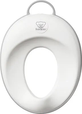 Image de BabyBjorn BABYBJORN mokomasis dangtis klozetui Baltas/pilkas 058025