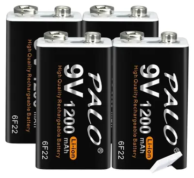 Obrázek produktu pro Nabíjecí baterie, kapacita 1200 mAh, USB typu C, 4 kusy