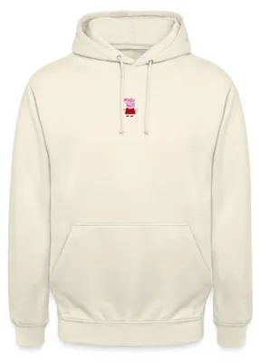 Produktbild von Spreadshirt Peppa Wutz Stick Geschenkidee Uni Hoodie, S, Vanille-Milchshake
