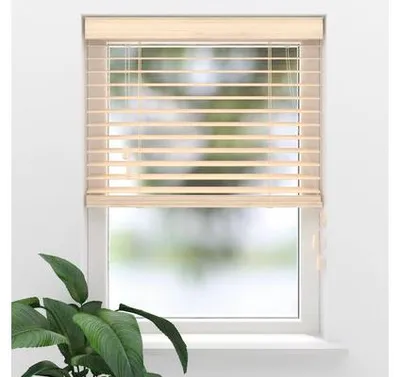 Produktbild von SOLUNA Bambusjalousie natur uni 70x175 cm 50 mm Lamellenbreite
