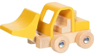 Produktbild von Goki Holzspielzeug Radlader für Kinder - langlebig und sicher