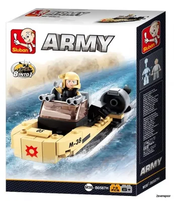 Produktbild von Sluban Army Schnellboot M38-B0587H