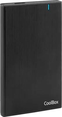 Zdjęcie produktu dla CoolBox SlimChase A-2540, Obudowa HDD/SSD, 2.5", Serial ATA III, Połączenie USB, Czarny