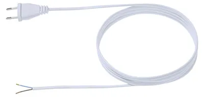 Produktbild von BACHMANN Zuleitung 2x0,75 3m schwarz, H03VVH2-F Eurostecker unverpackt