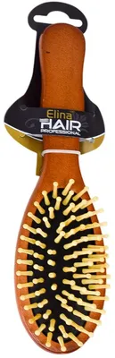 Produktbild von Holzoptik Haarbürste zum Kämmen von Frisuren ca. 22 cm Massagebürste