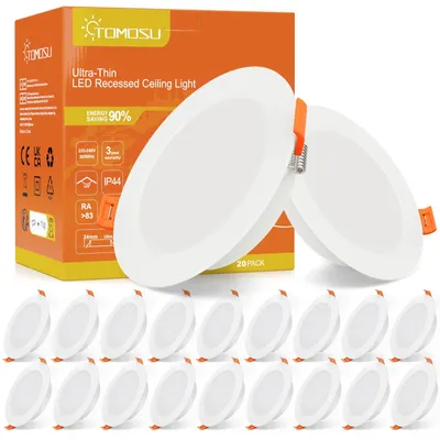 LED-Einbauspot 7W 700lm IP44 neutralweiß 4000K 20er-Pack