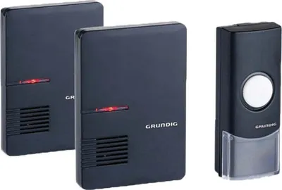 Obrázek produktu pro Bezdrátový zvonek Grundig se 2 přijímači černý