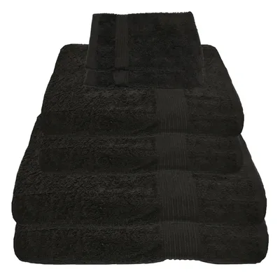Produktbild von Julie Julsen Handtuch Set Schwarz,Set:6 tlg. 2 Bade- 2 Handtücher + gratis 2 Waschhand..