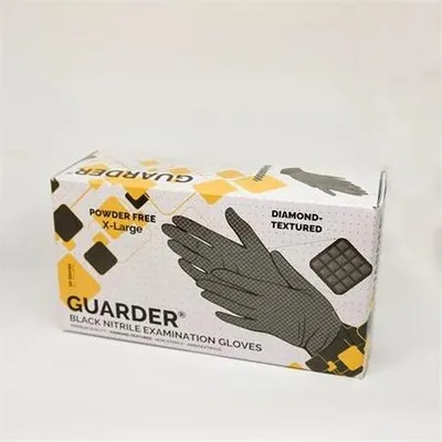 Obrázok produktu pre Ochranné rukavice, jednorazové, nitrilové, 8,4 g, veľkosť M, 100 ks, nepudrované, čierne