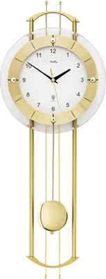 Produktbild von AMS Funk-Pendeluhr, Funkpendelwerk, 24x68x7cm, 5257