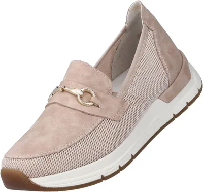 Rieker Damen Halbschuh Loafer Slipper Modeschuh rosa 39