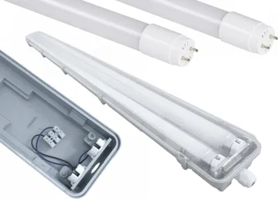 Zdjęcie produktu dla Oprawa Hermetyczna 120cm + 2x Świetlówka LED 18W 4000K Lampa Warsztatowa