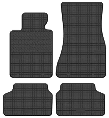 Produktbild von Gummimatten Fußmatten Schwarz für BMW 5 G30 / G31 2017-2024 Set 4-tlg