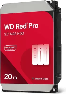 Imagen del producto de Disco duro HDD WD Red Pro de 20 TB, modelo WD201KFGX