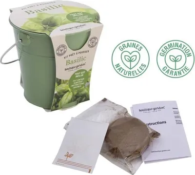 Produktbild von SILVERLIT Mon Pot Vintage Pflanzgefäße, 3 Zink Töpfe, Boutique Garden, Ab 3 Jahren, Bunte Töpfe
