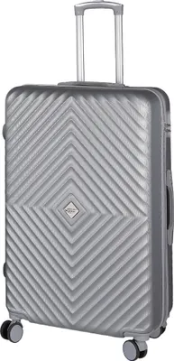 Image de Valise de voyage valise à coque dure Check-In valise L argent 77x50x29cm ABS plastique