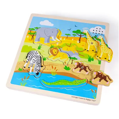 Image de Bigjigs Toys Safari Jigsaw avec son