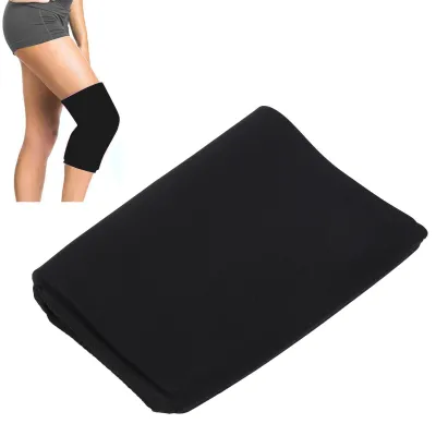 Produktbild von Flexible, wiederverwendbare Kompressions-Eisbandage für Ellbogen und Knie zur Kältetherapie bei Wadenverletzungen, Meniskusoperationen, Prellungen und Verstauchungen (Größe L, Schwarz)