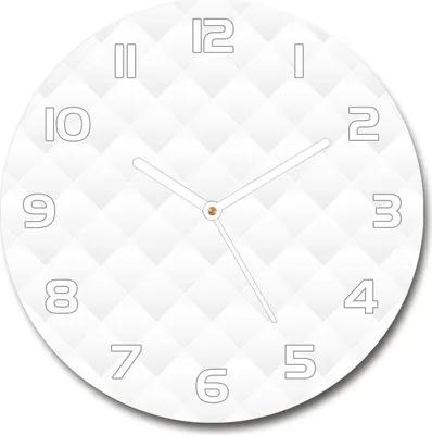 Produktbild von Wanduhr aus Glas 30fi Glasbild Glasuhr Gehärtetes Glas - weisse-zeiger - Abstraction background