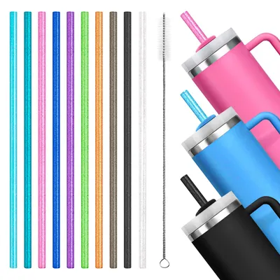 Glastrinkhalme 10er-Set für Stanley 30/40 oz Becher