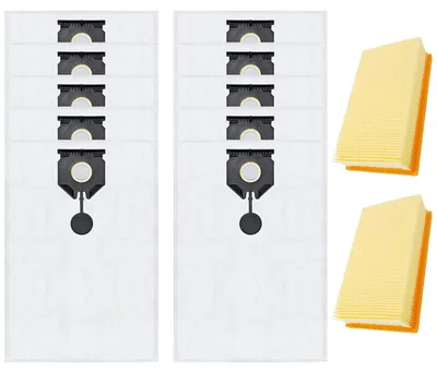 Staubsaugerbeutel-Set, 10 Beutel + 2 Filter, für NT 30/1