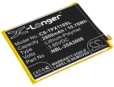 Produktbild von TECHTEK Akku Kompatibel mit [TP-Link] Neffos X1 Max, Neffos X1 Max Dual SIM, Neffos X1 Max Dual SIM LTE AM, TP903A, für [Neffos] TP903A, X1 Max, X1