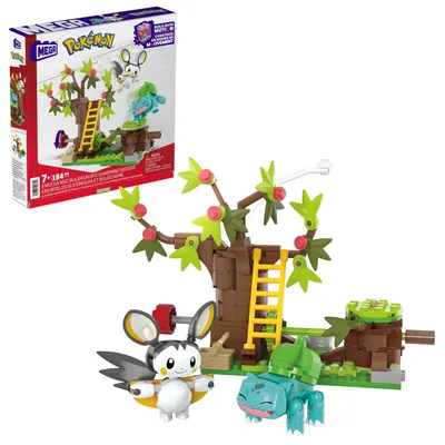 Produktbild von MEGA Brands Pokemon Emolgas und Bisasams bezaubernde Wälder