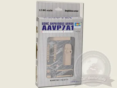Productafbeelding van Trumpeter AAV7A1 Amphibievoertuig, schaal 1:144, artikelnummer 00103