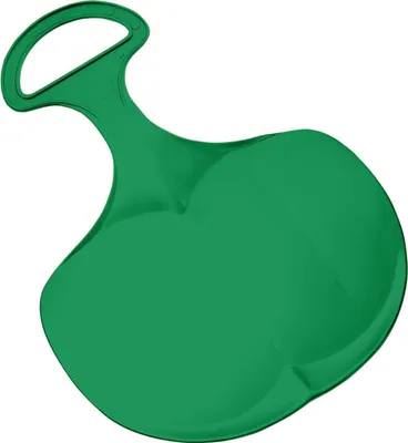 Produktbild von Poporutscher mit Griff  Germany Rutschteller robuster Schneerutscher aus Kunststoff - Schneeteller für groß und klein standard-grün