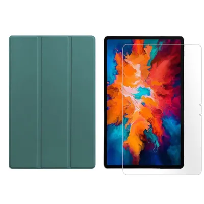 Obrázok produktu pre sada 2v1 pre 11-palcový tablet Lenovo Tab P11 2021 TB-J606F TB-J606X s ochranným krytom + ochranné sklo s krytom na automatické spanie/budenie