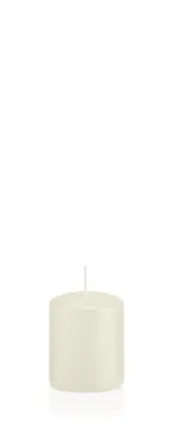 Produktbild von INNA-Glas Wachskerze Maeva, Elfenbein, 6cm, Ø 5cm, 14h - Germany - Stumpenkerze - Windlicht Kerze