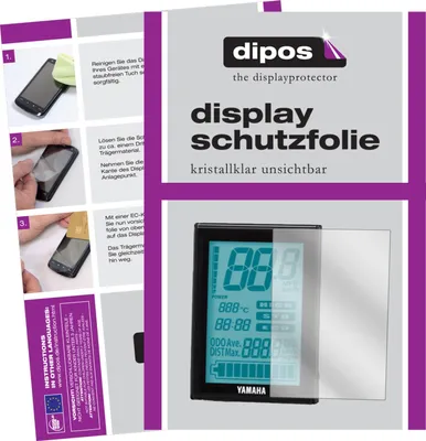 Produktbild von 3x Schutzfolie für Yamaha LCD Display (E-Bike Display) klar Displayschutzfolie Folie Display Schutz dipos