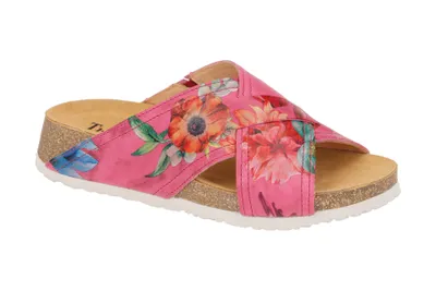 Produktbild von Think KOAK Damenschuhe - bequeme Pantoletten pink Freizeit NEU