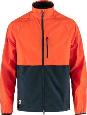 Produktbild von Fjällräven Herren High Coast Hybrid Windjacke Dark Navy-Flame Orange L
