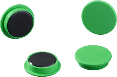 Produktbild von DURABLE Magnete Ø 32 mm Industrieverpackung 20 St., 475305 grün