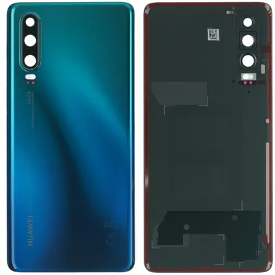 Produktbild von Huawei P30 Backcover + Kameraglas + Kleber, Blau