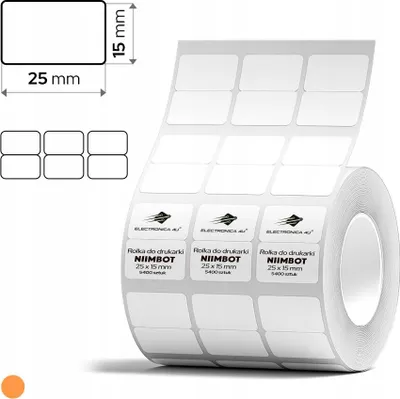 Obrázek produktu pro Samolepicí štítky termální nálepky pro Niimbot K3 25x15 5400ks