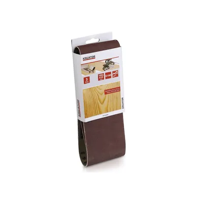 Produktbild von Kreator Holz Schleifband für Bandschleifer 3 Stück - Körnung G180 - 10 x 61 cm