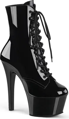 Produktbild von ASPIRE-1020 Damen Booties von Pleaser, Schwarz Lack , EU 37, US 7