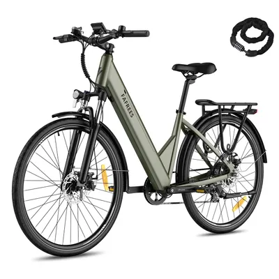 Produktbild von E Bike 27,5 Zoll Pedelec, Rostfreie Aluminiumlegierung 36 V 15 Ah 540 Wh bis zu 90 - 110 km, Wasserdicht IP54, E- Fahrrad mit 7 Gang und App, Grün