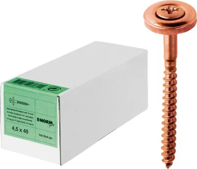 Produktbild von Spenglerschraube A2 CU PZD 2 4,5x65 15 E-NORMpr